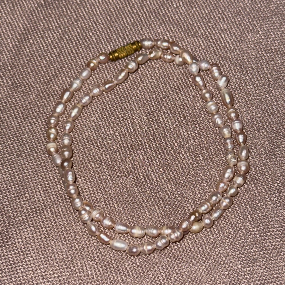 Dainty Pearl Beaded Necklace